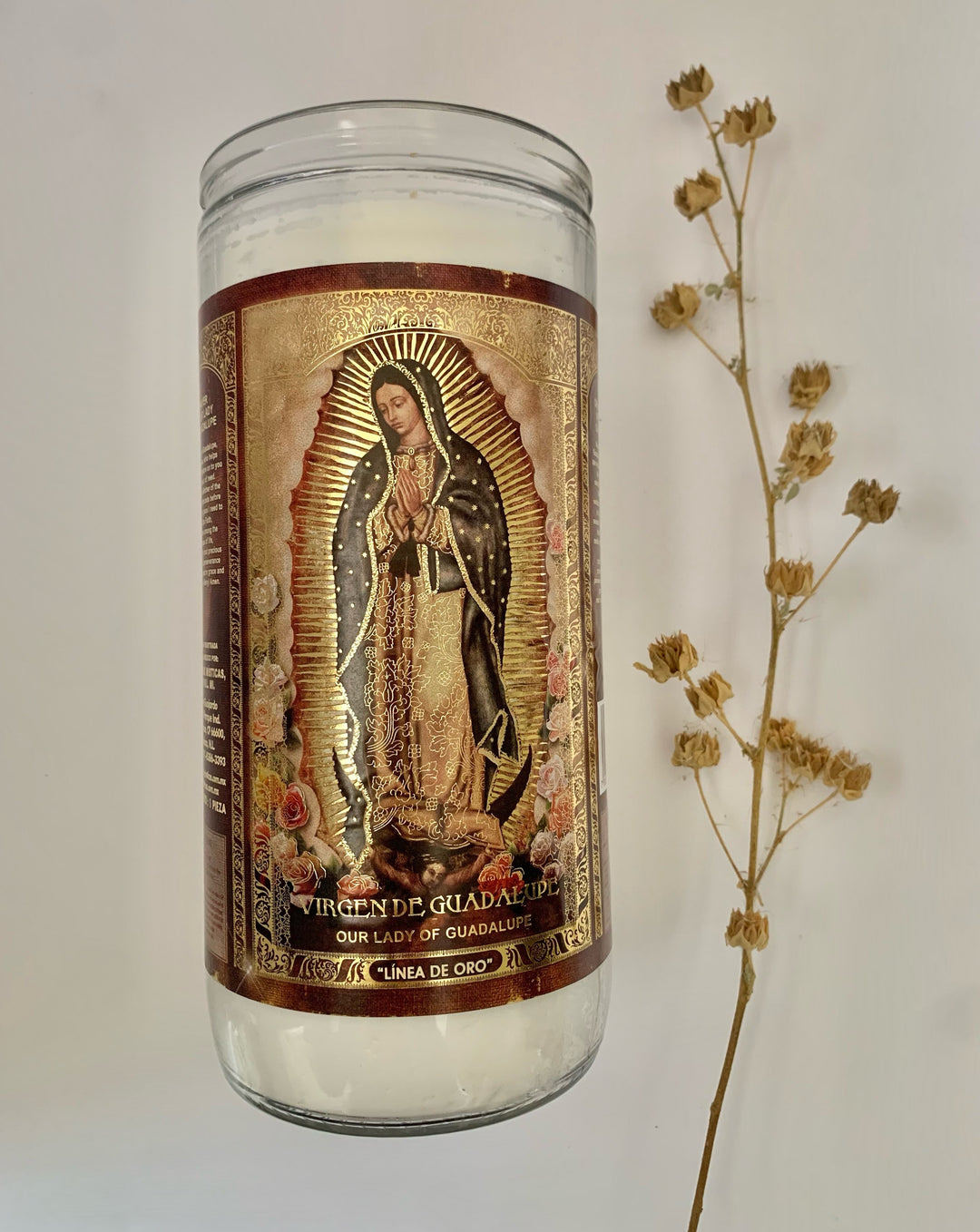 Veladora Virgen de Guadalupe