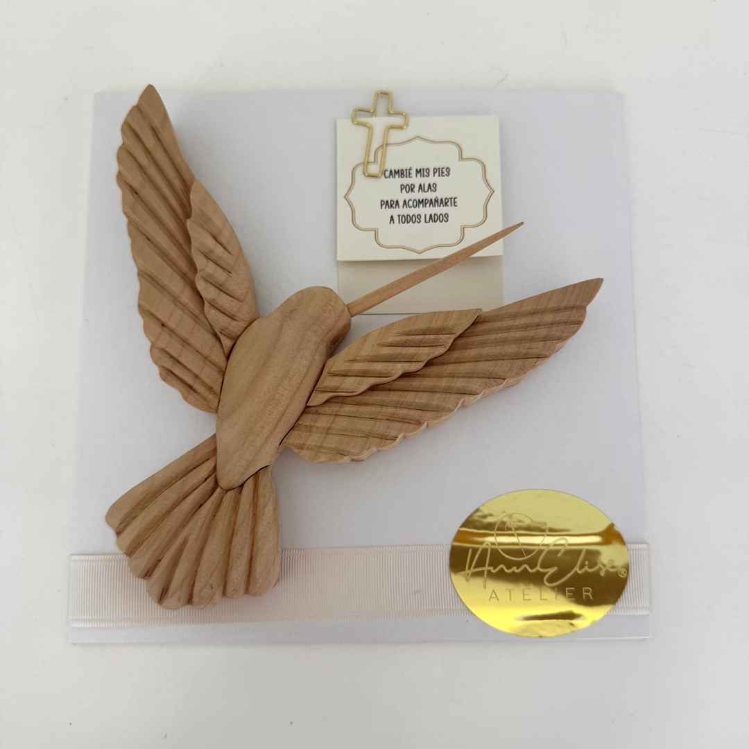 Colibrí madera