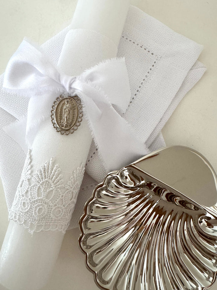 Kit Bautizo Roma Blanco