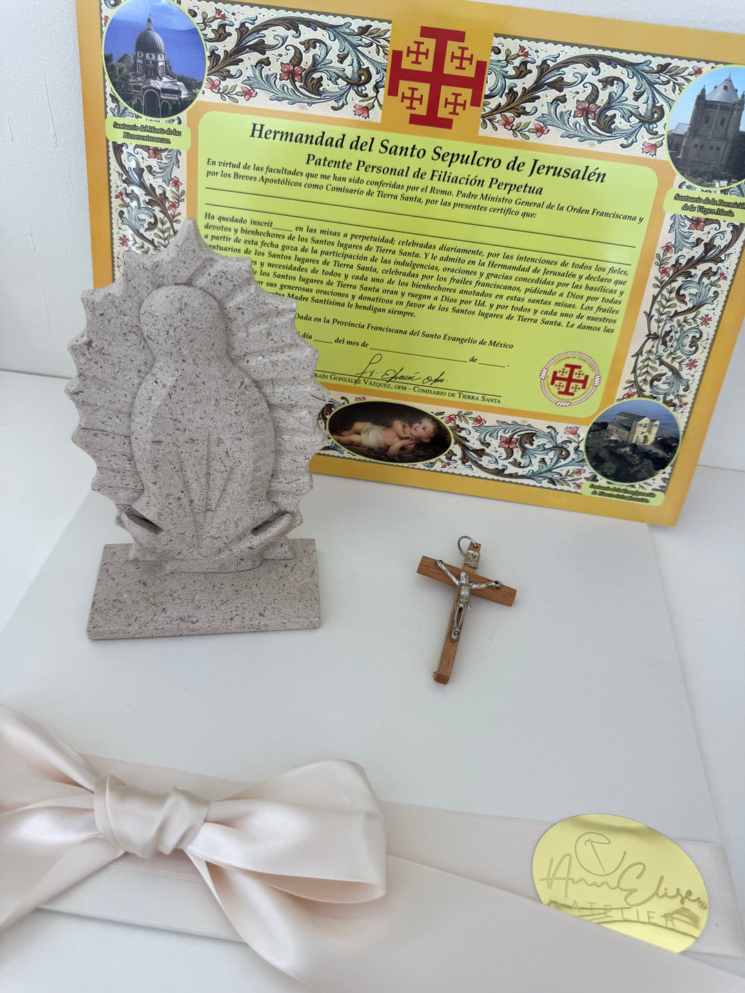 Virgen de  Mármol - Patente Obra Pía