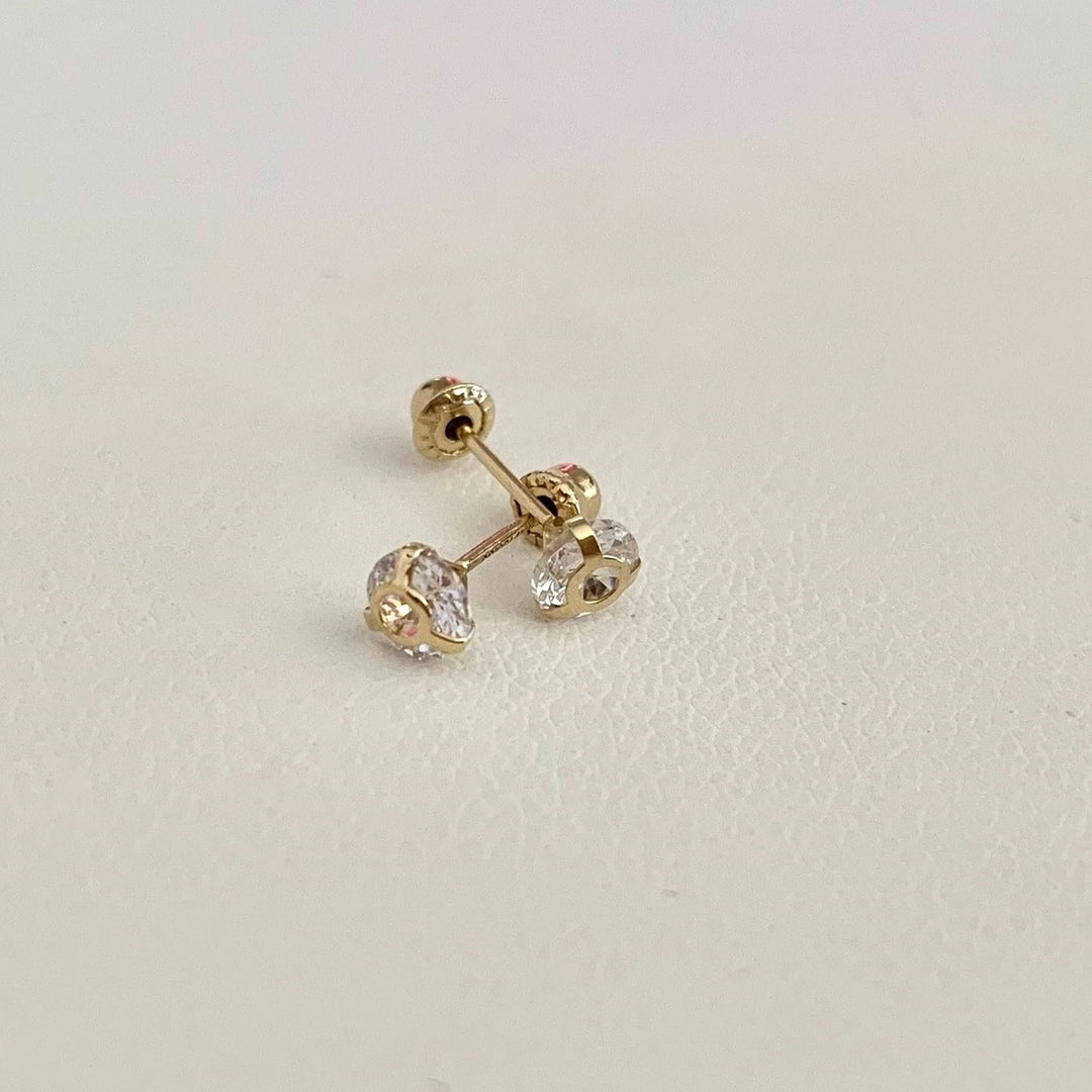 Broquel Zirconia Oro 14K