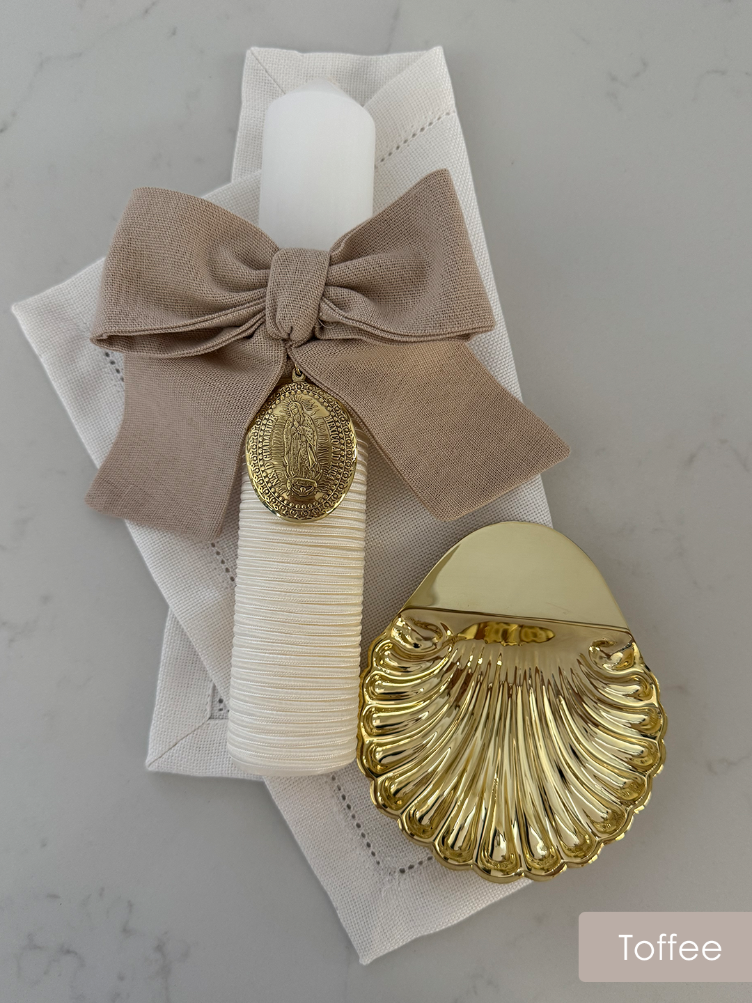 Kit Bautizo Maia Beige