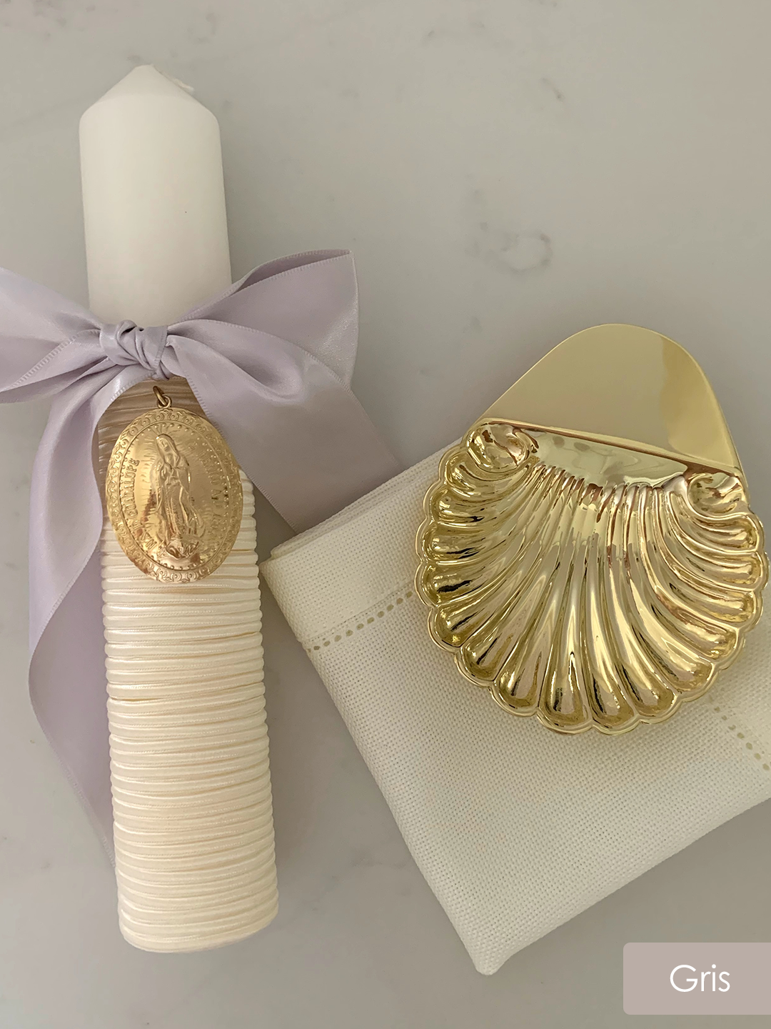 Kit Bautizo Andretta Beige