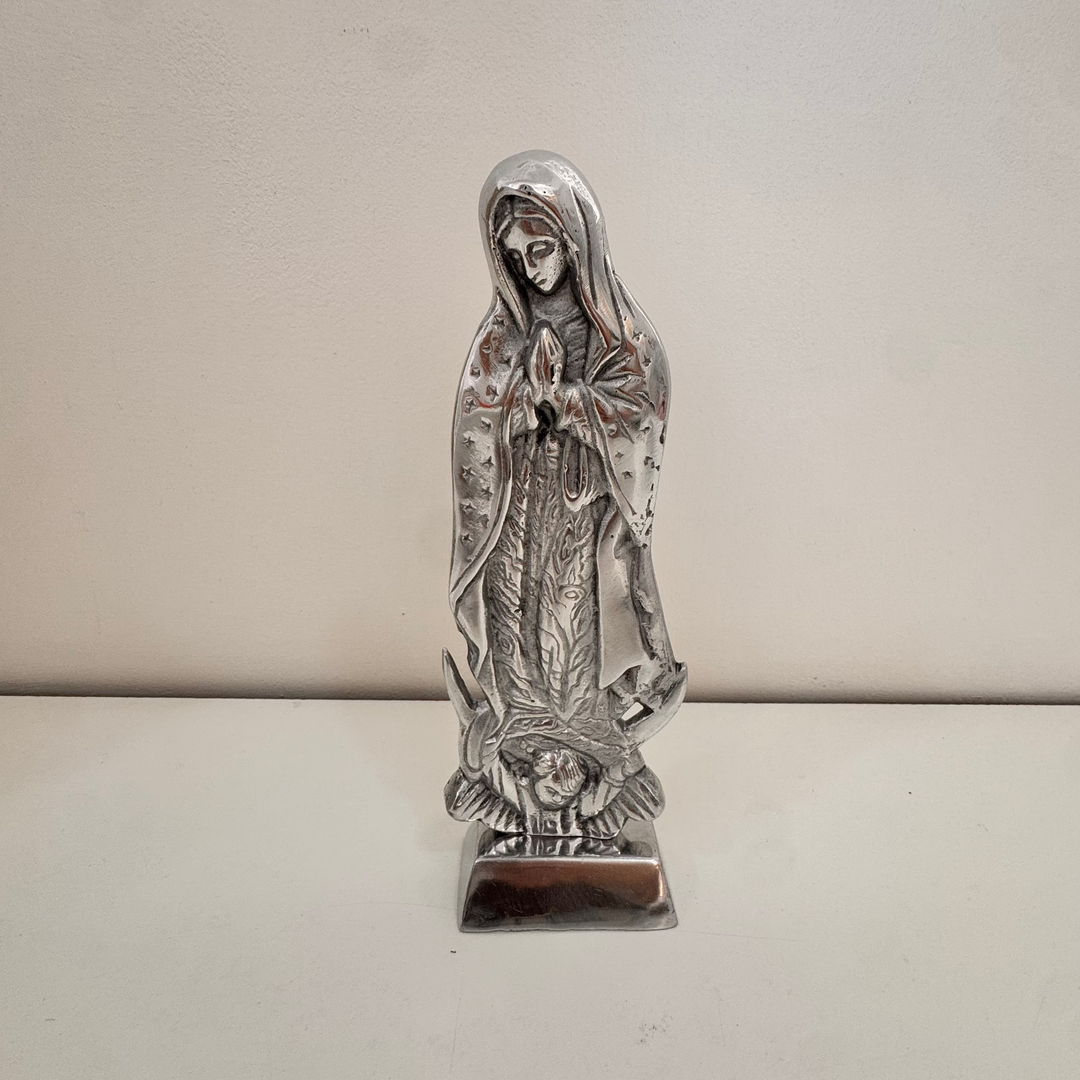 Virgen de Guadalupe pewter