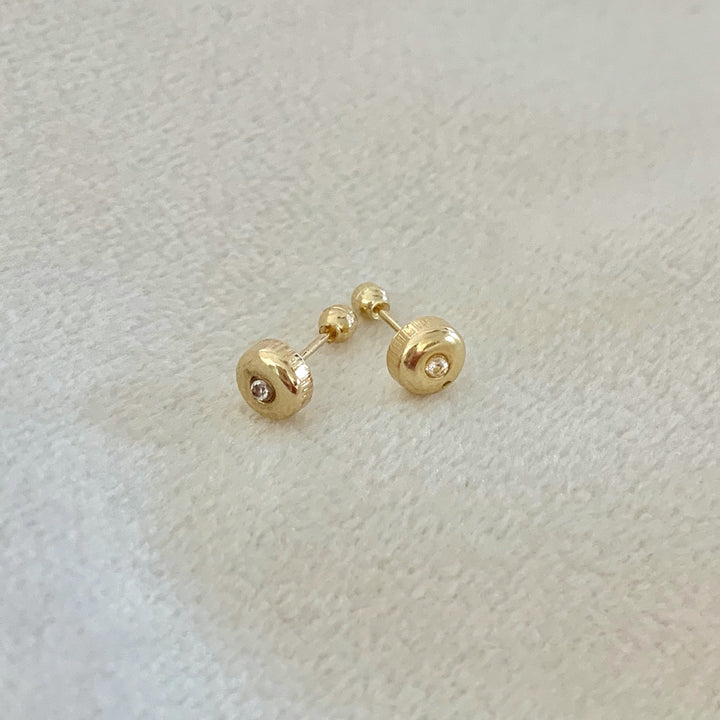 Broquel Zirconia Oro 14K