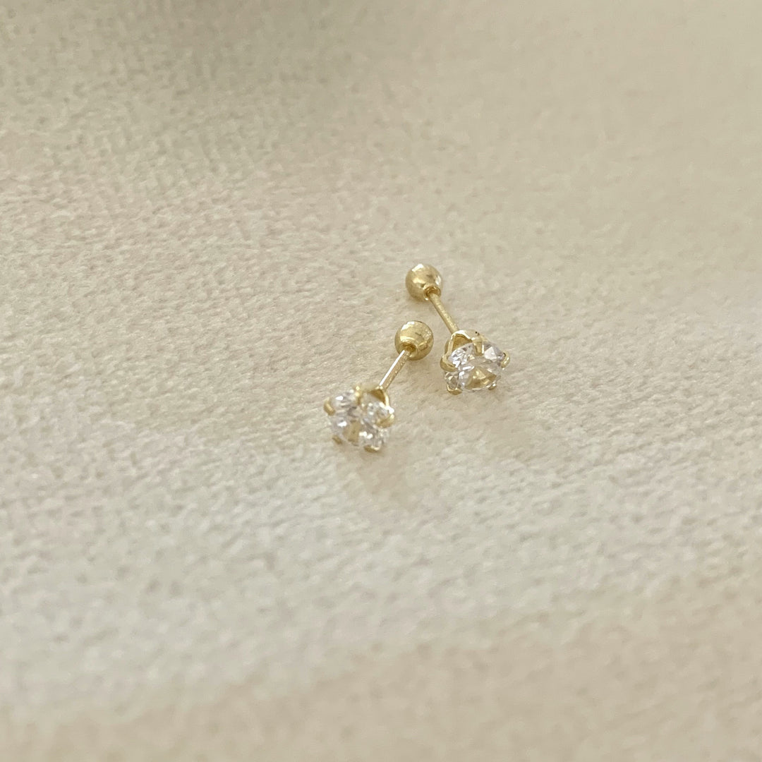 Zirconia con Oro 14K