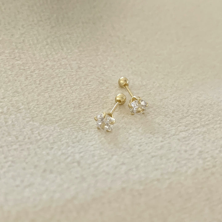 Zirconia con Oro 14K